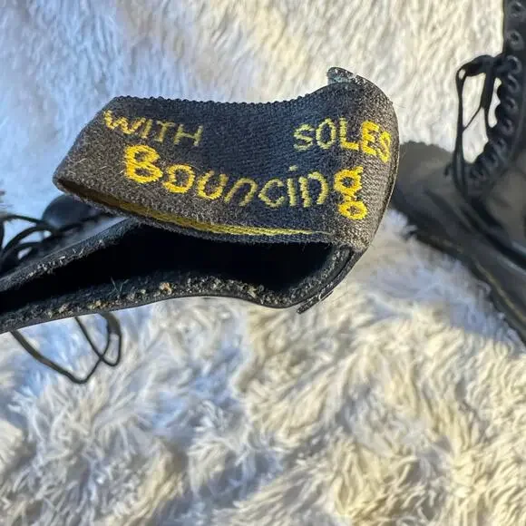 Vintage Doc Martens Men's Black 20 Hole Punk Combat Boots Vintage 2000Rare9